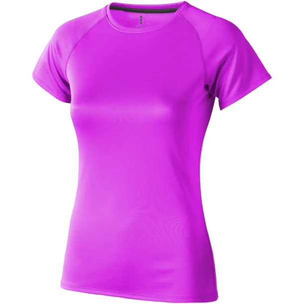 Niagara ženska majica kratkih rukava cool fit, 145 g/m² - Elevate Life Neonski roza