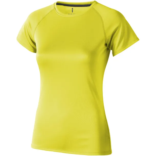 Niagara ženska majica kratkih rukava cool fit, 145 g/m² - Elevate Life Neon žuta