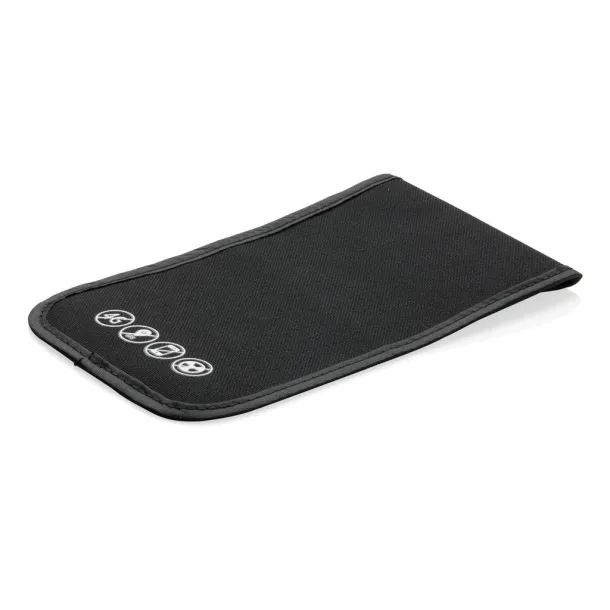  Phone case with signal blocking and anti-radiation Black