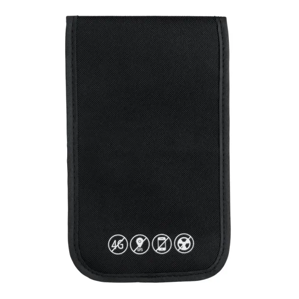  Phone case with signal blocking and anti-radiation Black