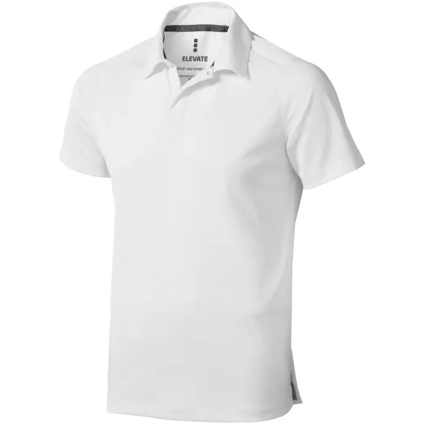 Ottawa short sleeve men's cool fit polo - Elevate Life White