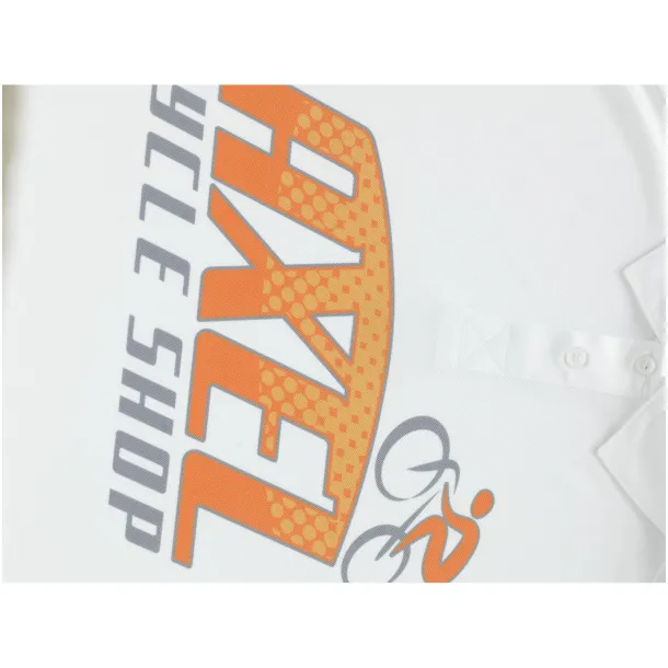 Ottawa short sleeve men's cool fit polo - Elevate Life White