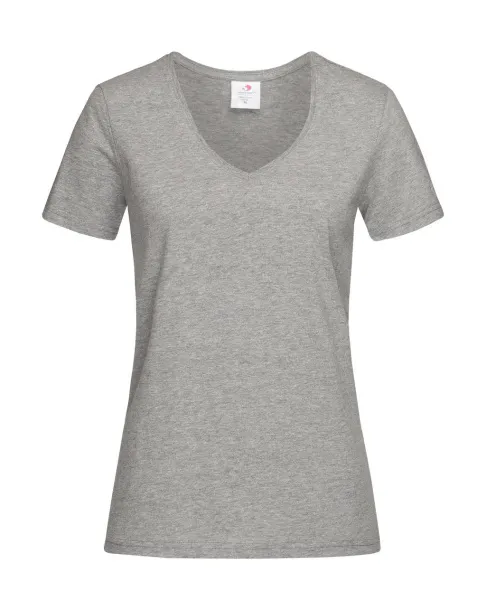  Classic-T V-Neck Women - Stedman Grey Heather