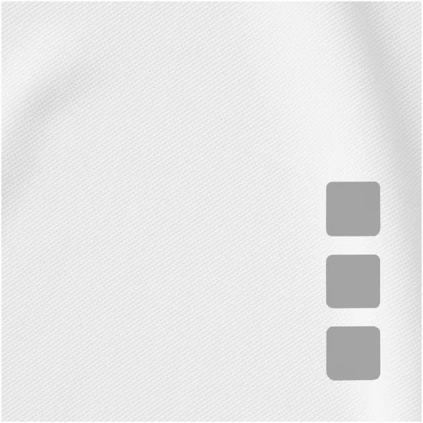 Ottawa short sleeve men's cool fit polo - Elevate Life White