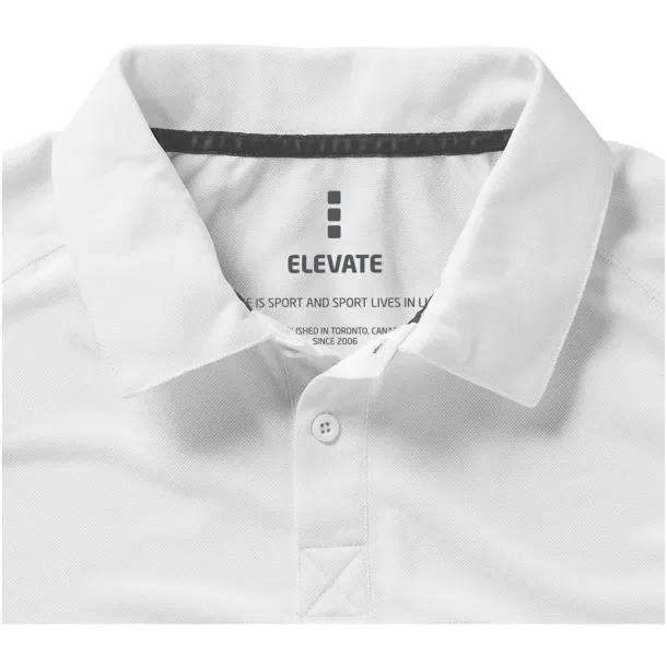 Ottawa short sleeve men's cool fit polo - Elevate Life White