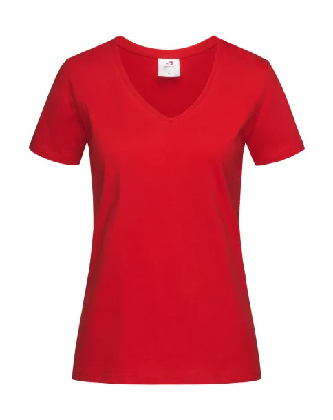  Classic-T V-Neck Women - Stedman Scarlet Red