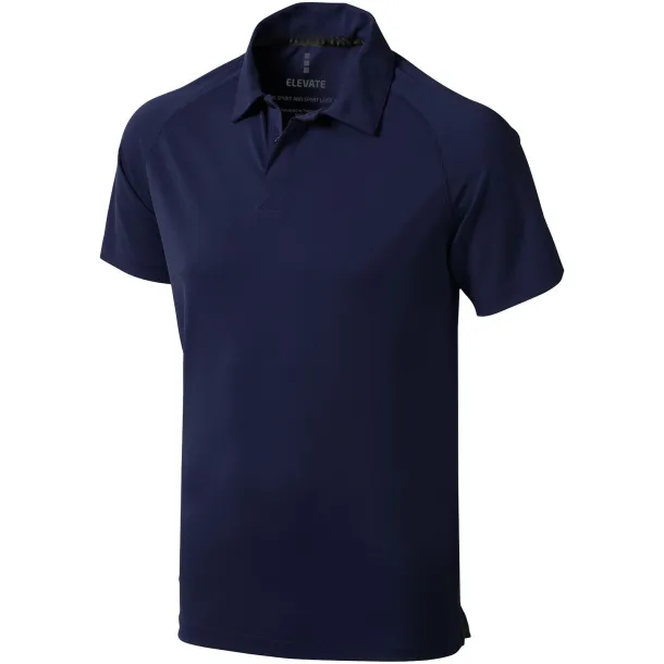 Ottawa short sleeve men's cool fit polo - Elevate Life Navy Blue