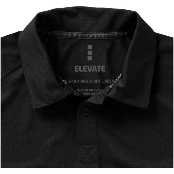 Ottawa uska muška polo majica kratkih rukava - Elevate Life Solid black