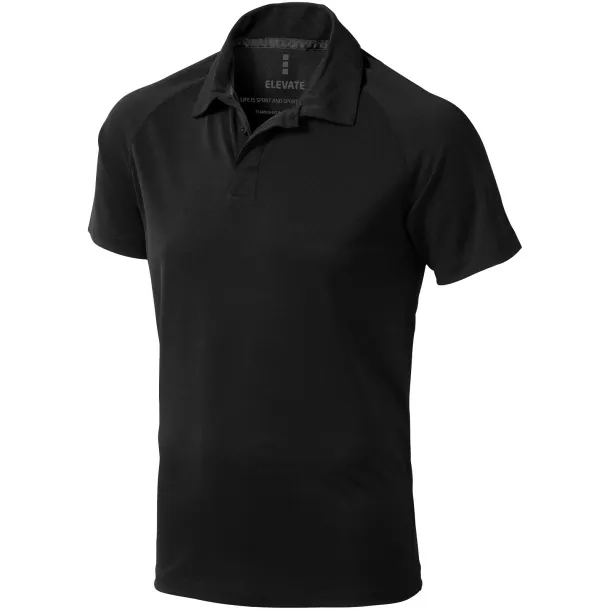 Ottawa uska muška polo majica kratkih rukava - Elevate Life Solid black