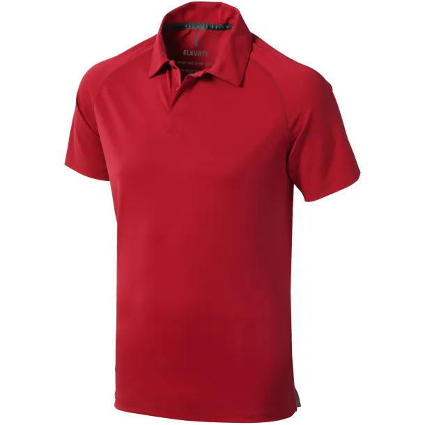 Ottawa short sleeve men's cool fit polo - Elevate Life Red