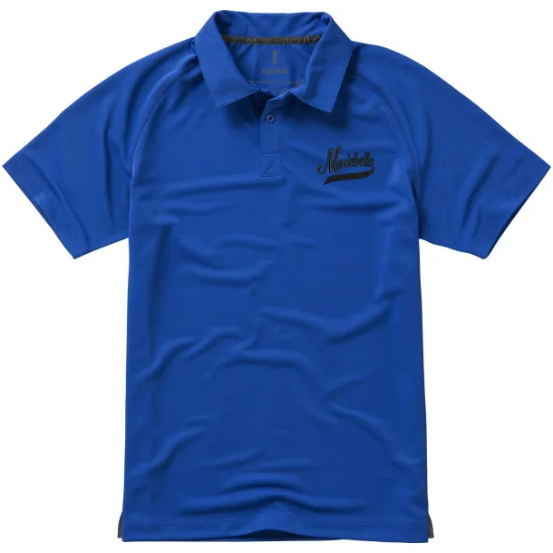 Ottawa short sleeve men's cool fit polo - Elevate Life Blue
