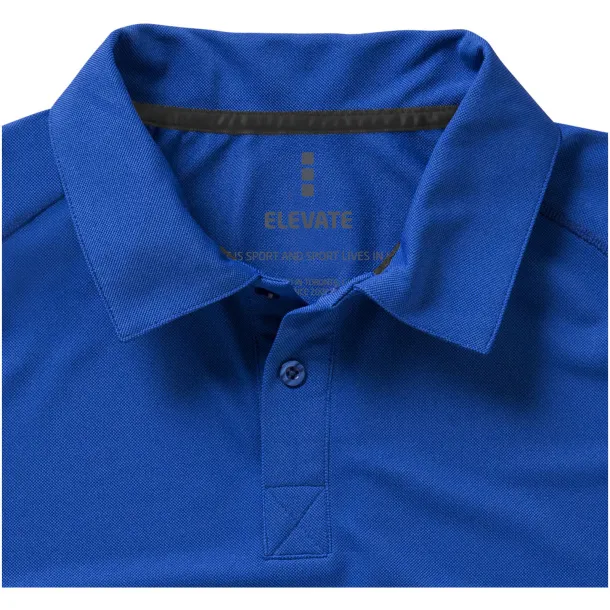 Ottawa short sleeve men's cool fit polo - Elevate Life Blue