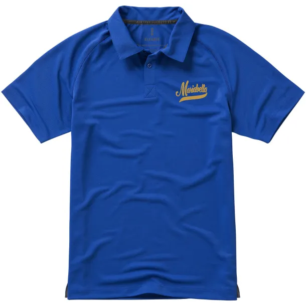 Ottawa short sleeve men's cool fit polo - Elevate Life Blue