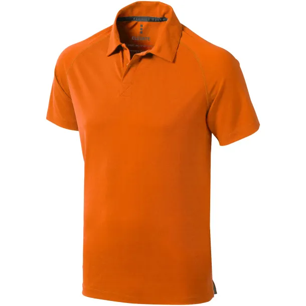 Ottawa short sleeve men's cool fit polo - Elevate Life Orange