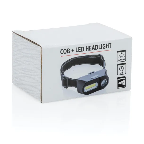  COB en LED headlight - XD Collection Black 