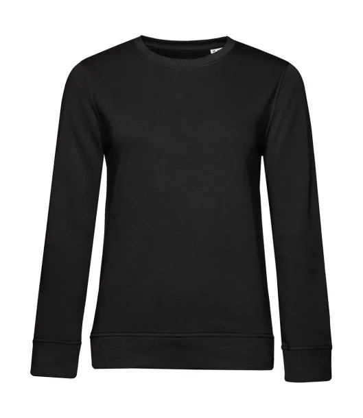  Organic Crew Neck /women French Terry - B&C Black Pure