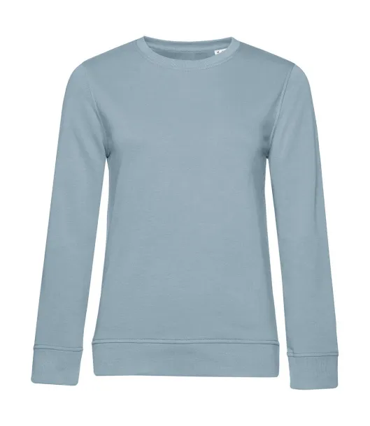  Frotirni ženski pulover od organskog pamuka, 280 g/m² - B&C Blue Fog