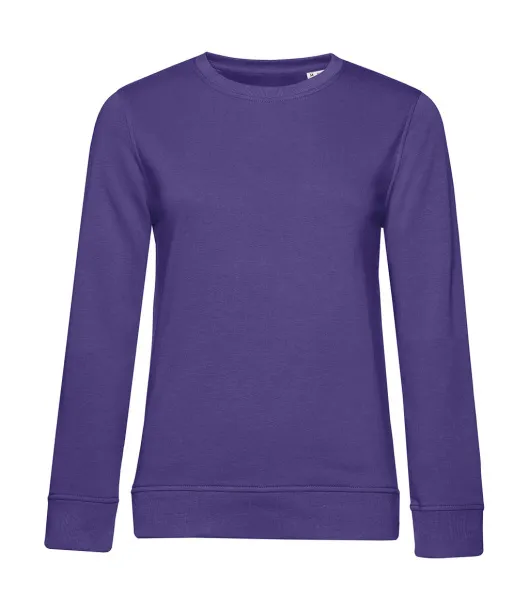  Organic Crew Neck /women French Terry - B&C Radiant Purple