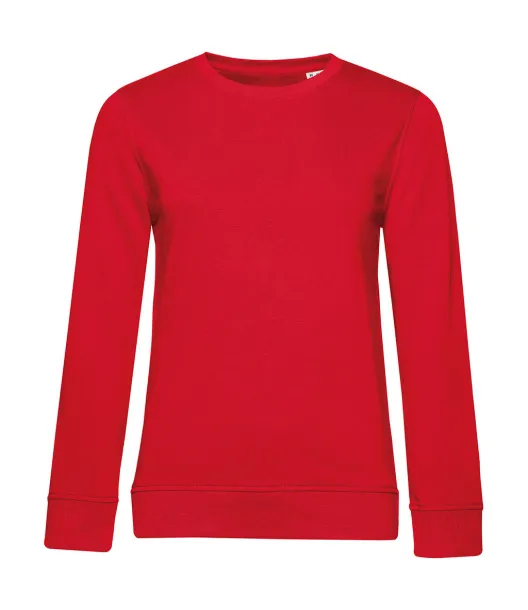  Organic Crew Neck /women French Terry - B&C Crvena