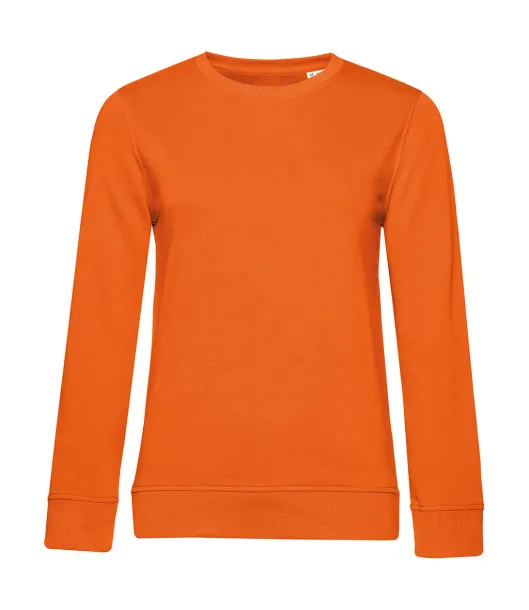  Organic Crew Neck /women French Terry - B&C Pure Orange