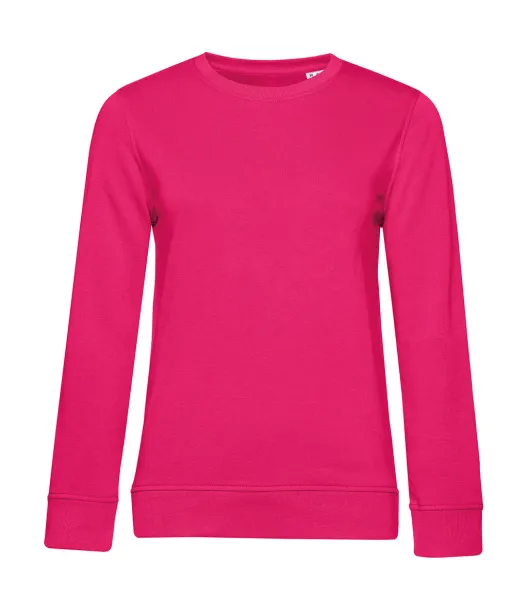  Frotirni ženski pulover od organskog pamuka, 280 g/m² - B&C Magenta Pink