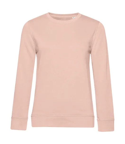  Organic Crew Neck /women French Terry - B&C Soft Rose