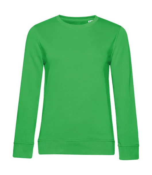  Organic Crew Neck /women French Terry - B&C Apple Green