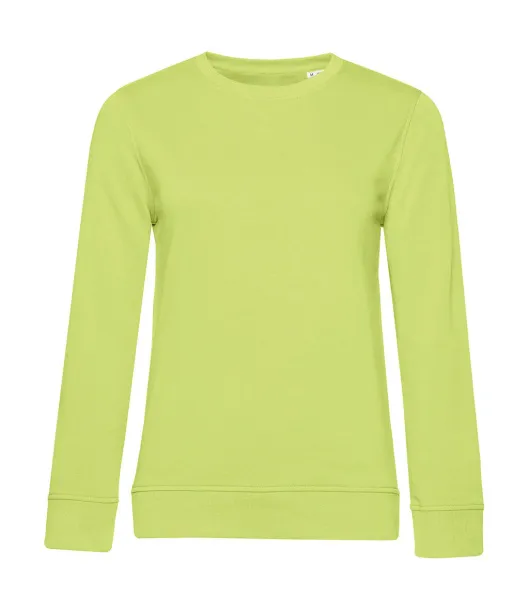  Organic Crew Neck /women French Terry - B&C Lime