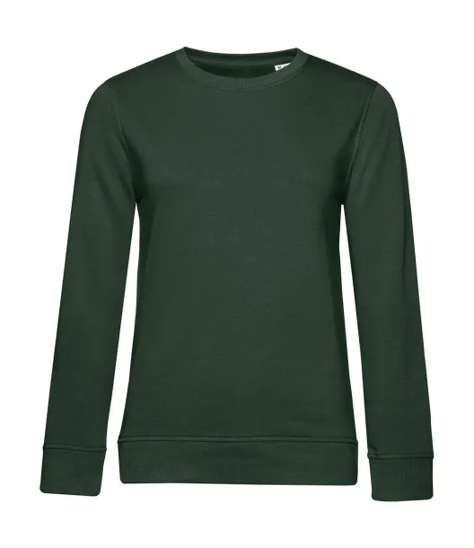  Organic Crew Neck /women French Terry - B&C Forest Green