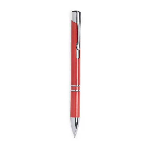  Wheat straw ball pen, metal clip Crvena