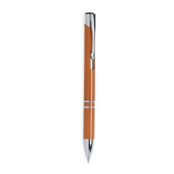  Wheat straw ball pen, metal clip orange