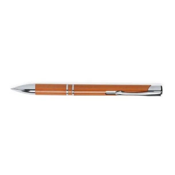  Wheat straw ball pen, metal clip orange