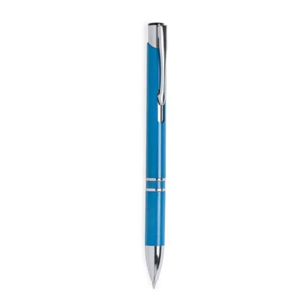  Wheat straw ball pen, metal clip Plava