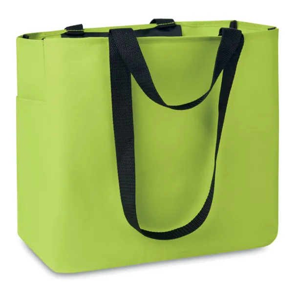 CAMDEN Shopping bag in 600D polyester Lime