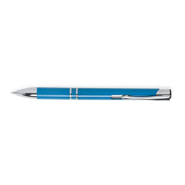  Wheat straw ball pen, metal clip Plava