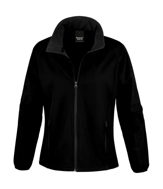  Ladies' Printable Softshell Jacket - Result Core Black Black