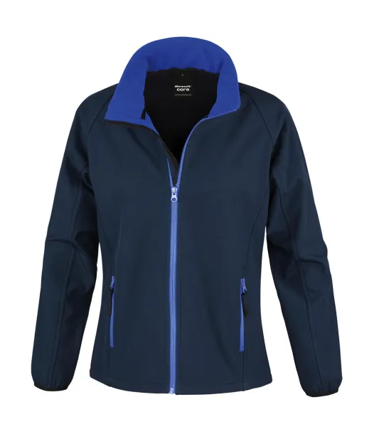  Ladies' Printable Softshell Jacket - Result Core Navy Royal