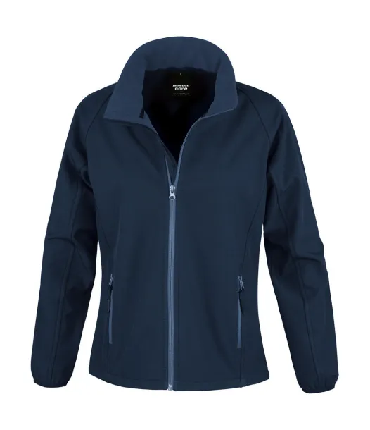  Ladies' Printable Softshell Jacket - Result Core Navy Navy