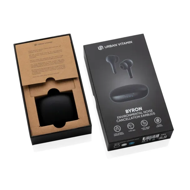 Urban Vitamin Byron ENC earbuds - Urban Vitamin Black 