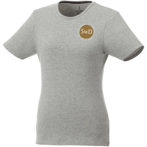 Balfour short sleeve women's GOTS organic t-shirt - Elevate NXT Grey Melange