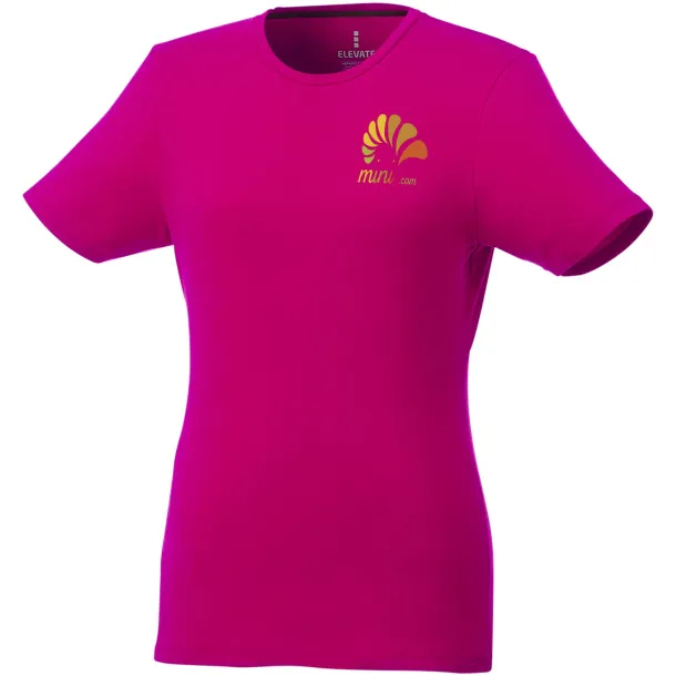 Balfour short sleeve women's GOTS organic t-shirt - Elevate NXT Magenta