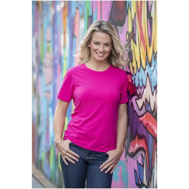 Balfour short sleeve women's GOTS organic t-shirt - Elevate NXT Magenta