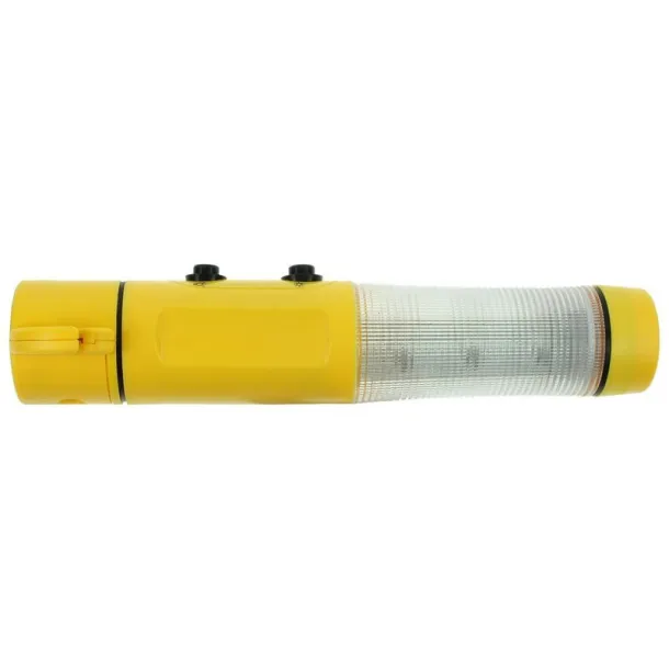  Emergency torch 1 LED, seat belt cutter, safety hammer yellow