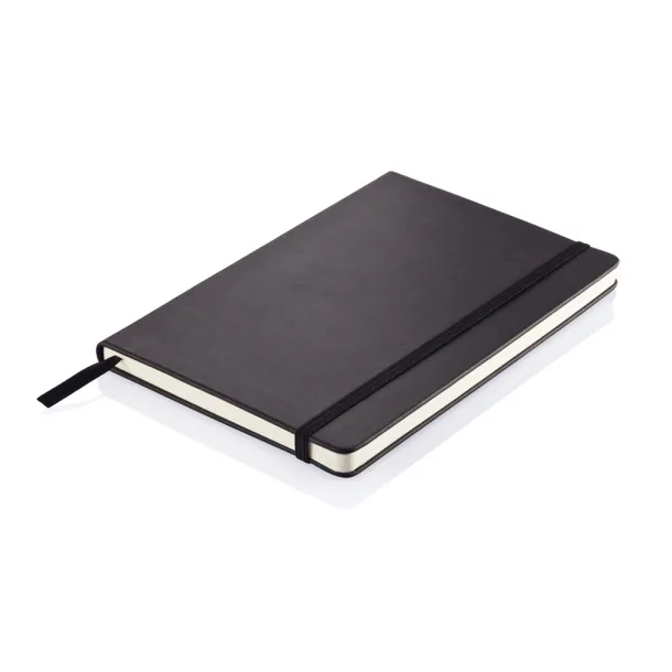  Deluxe hardcover PU A5 notebook - XD Collection Black 