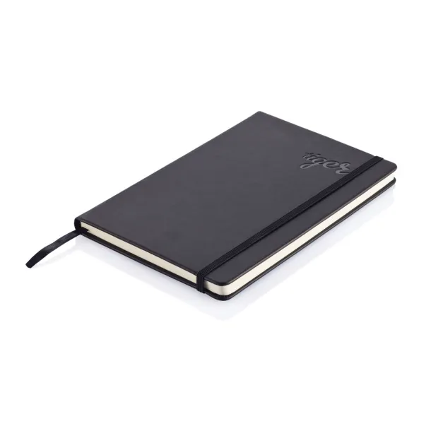  Deluxe hardcover PU A5 notebook - XD Collection Black 