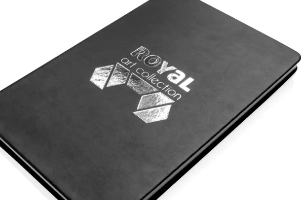  deluxe notes s PU tvrdim koricama, A5 - XD Collection Crna