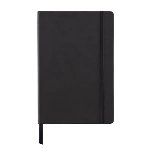  Deluxe hardcover PU A5 notebook - XD Collection Black 