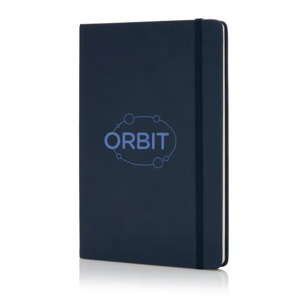  Deluxe hardcover PU A5 notebook - XD Collection navy