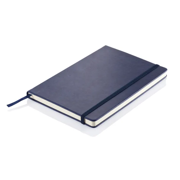  Deluxe hardcover PU A5 notebook - XD Collection navy