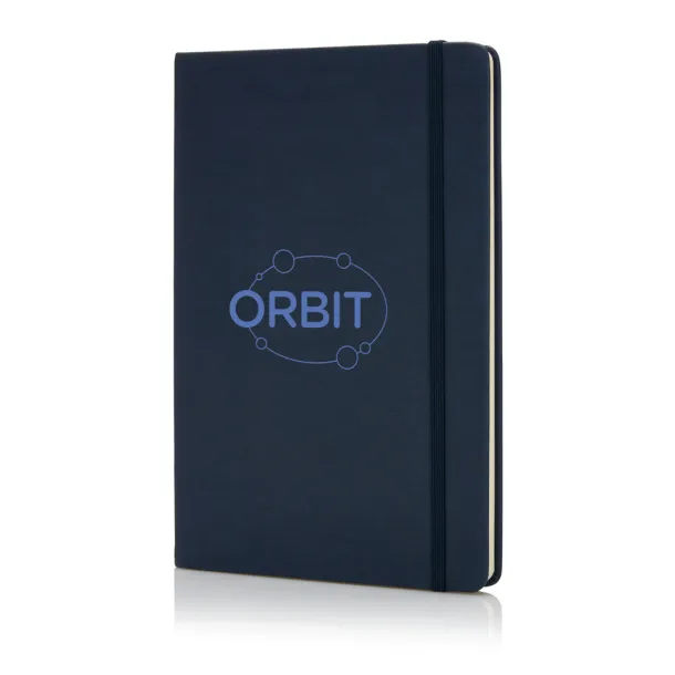  Deluxe hardcover PU A5 notebook - XD Collection navy